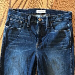 Madewell slim straight jeans Williams wash